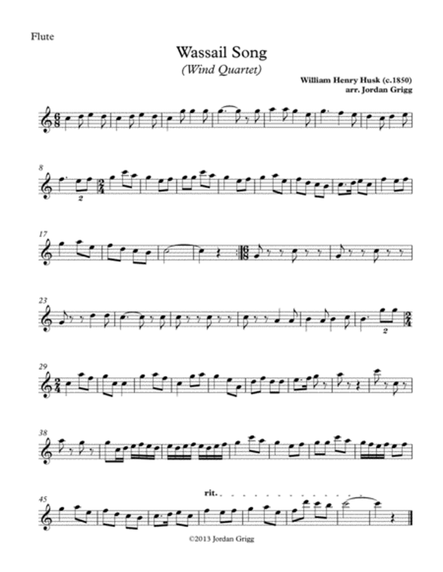 Wassail Song (Wind Quartet) image number null
