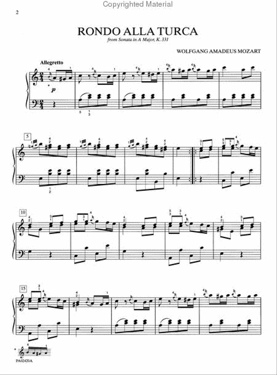 Rondo Alla Turca Rondo Alla Turca Small Ensemble scores gallery preview page 2