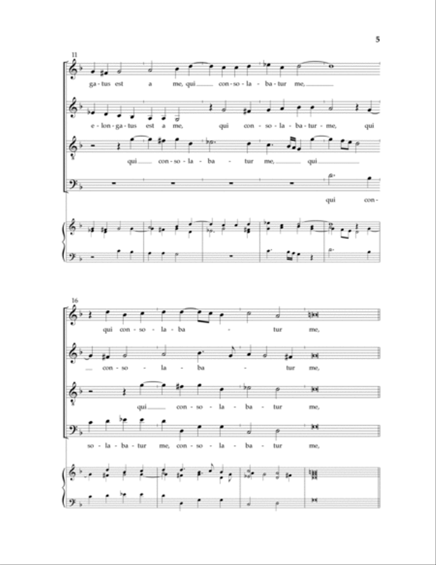 Caligaverunt Oculi Mei 4-Part scores gallery preview page 2