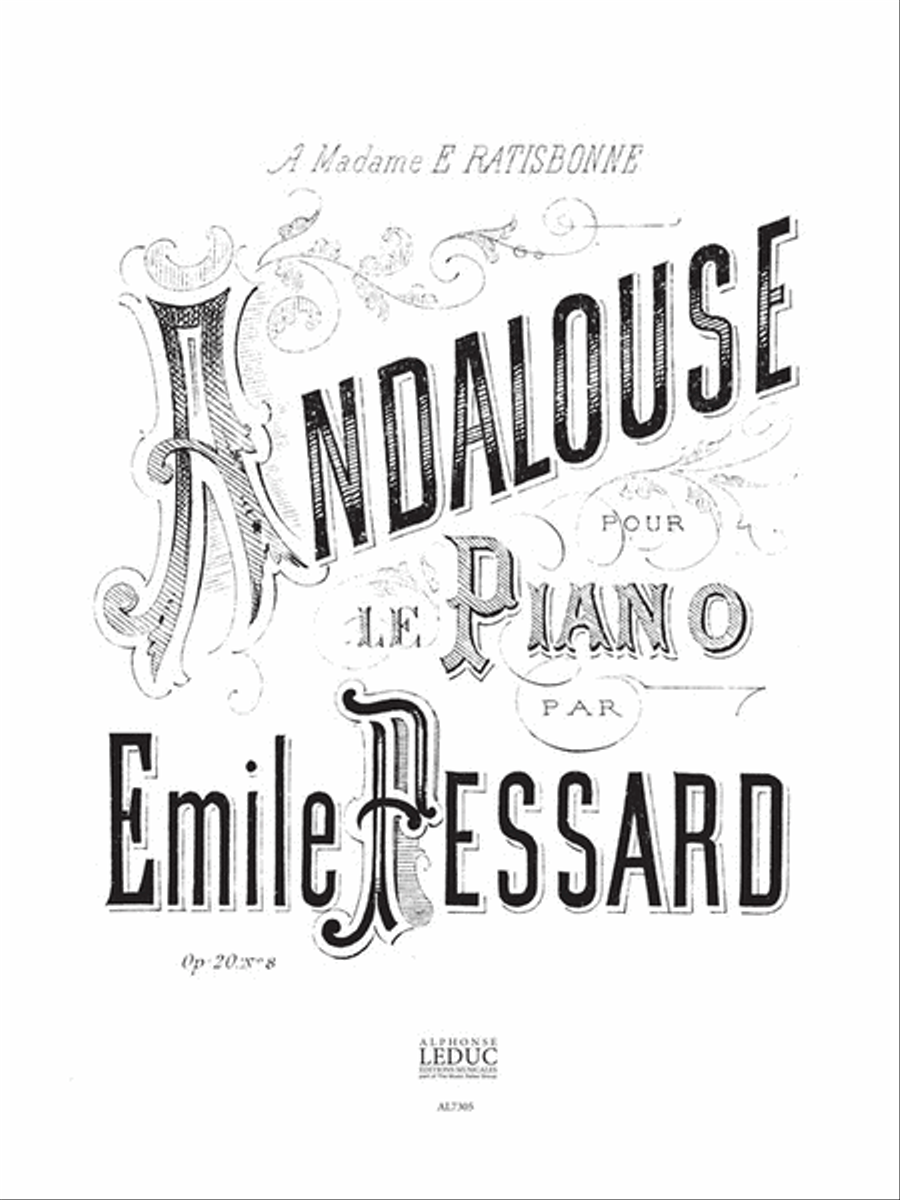 Andalouse (piano Solo) Piano Solo scores gallery preview page 1