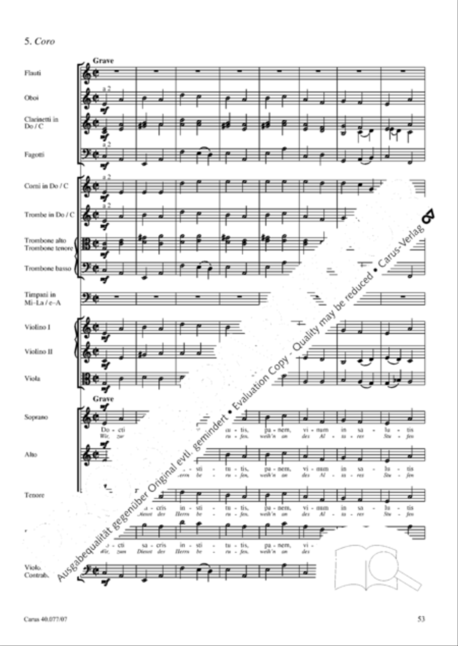 Lauda Sion 4-Part scores gallery preview page 66