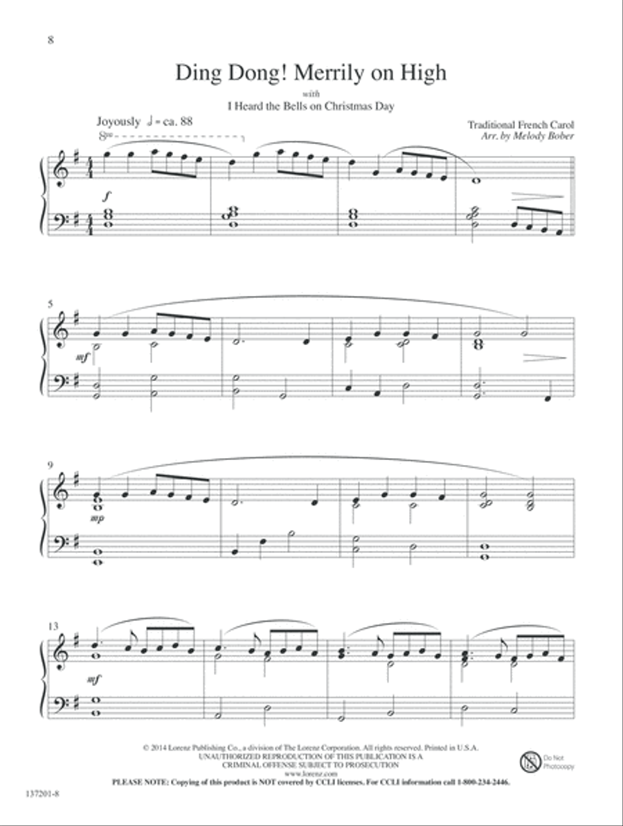Hymn Medleys for the Church Year Piano Solo scores gallery preview page 6