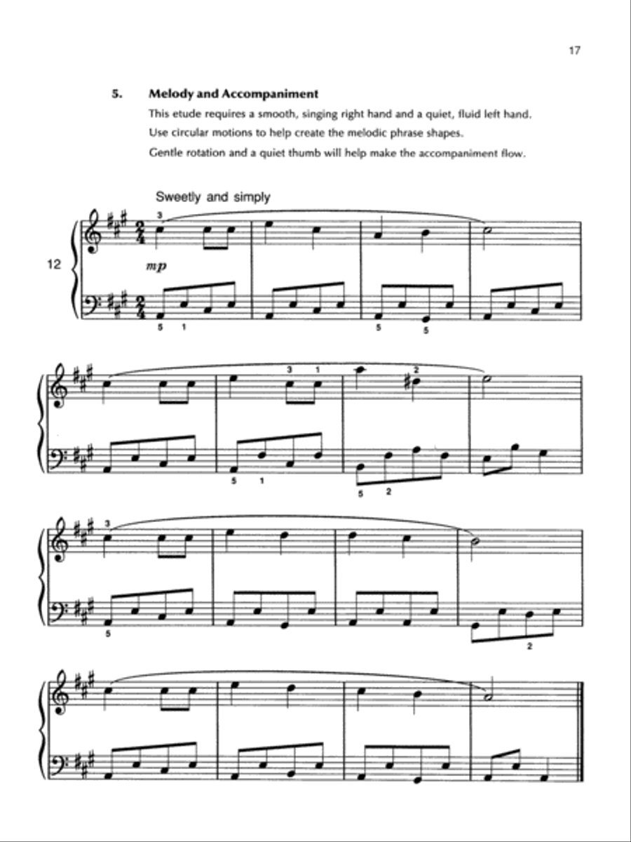 Piano Etudes for the Development of Musical Fingers, Book 2 Piano Method scores gallery preview page 4