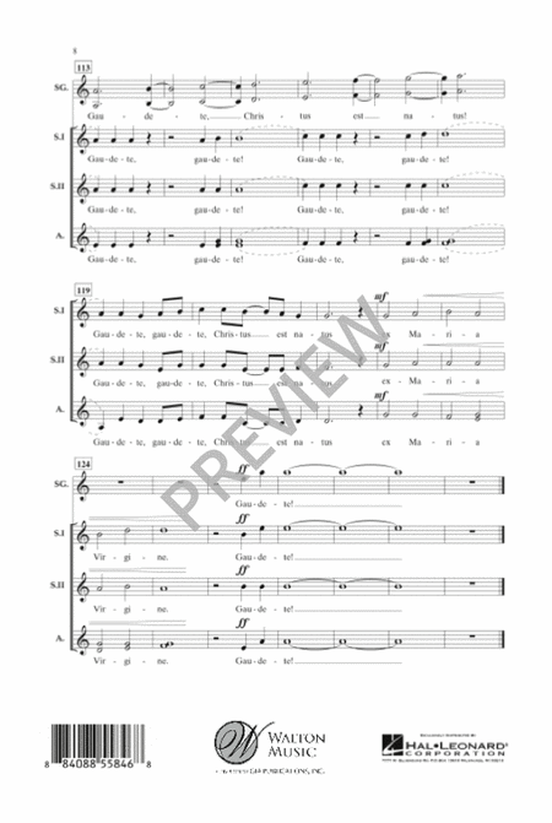Gaudete! - SSA (Vocal Score) image number null
