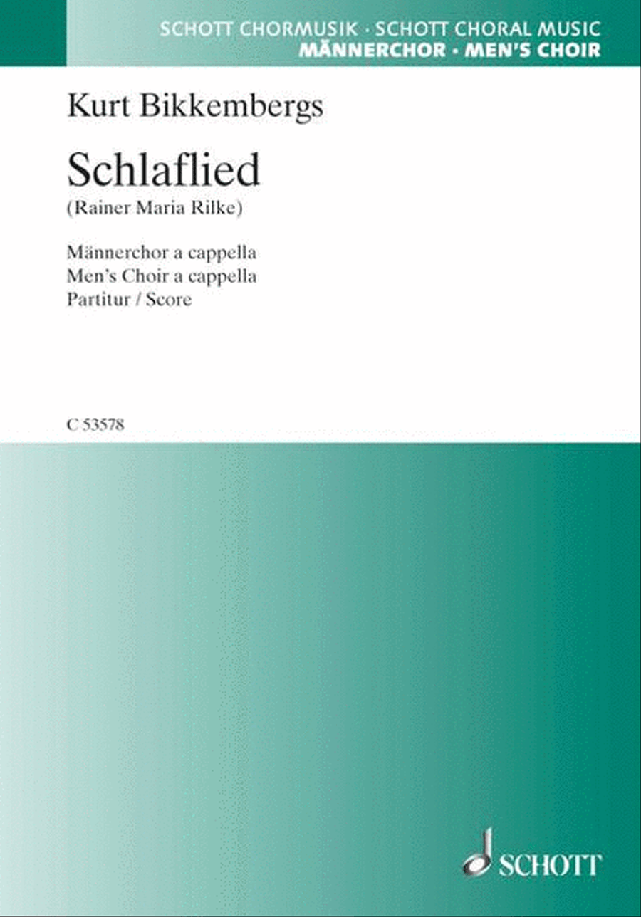 Schlaflied Choral Score Men's Choir German Men's Choir scores gallery preview page 1