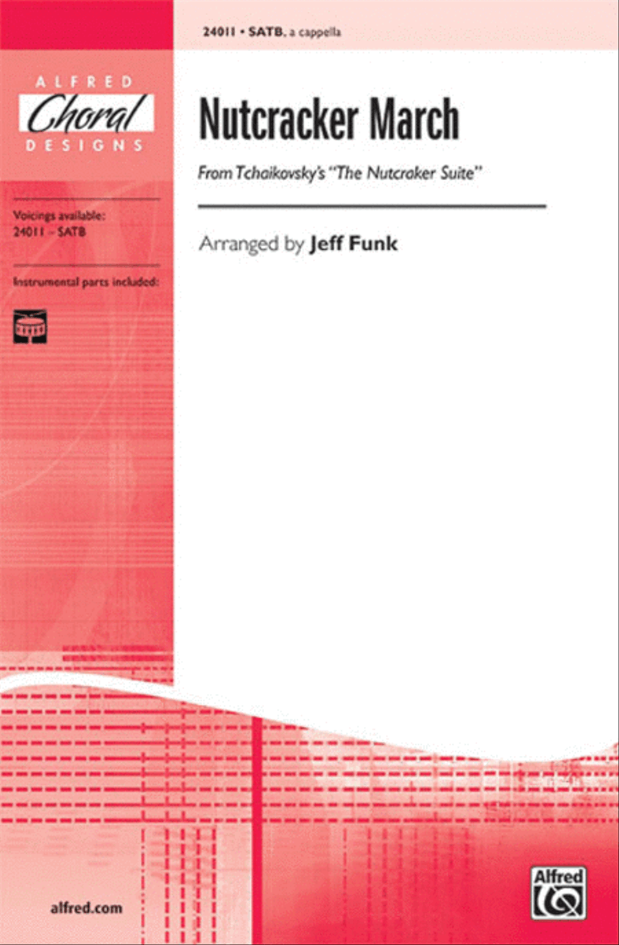 Nutcracker March (from The Nutcracker Suite) 4-Part scores gallery preview page 1