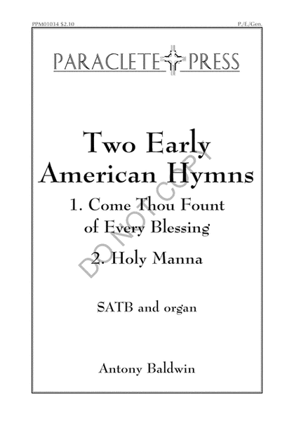 Two Early American Hymns image number null