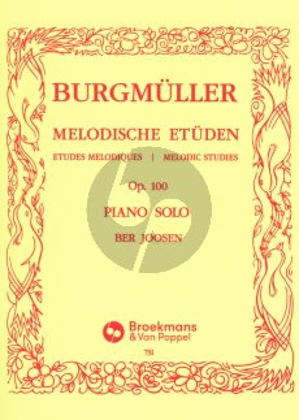 Book cover for Melodische Etüden Op.100