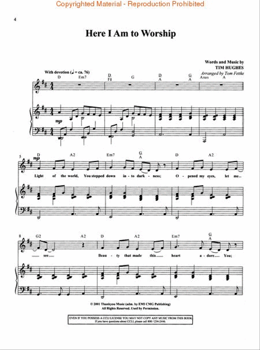 The Majesty & Glory Of Your Name - Vocal Folio Voice Solo scores gallery preview page 2