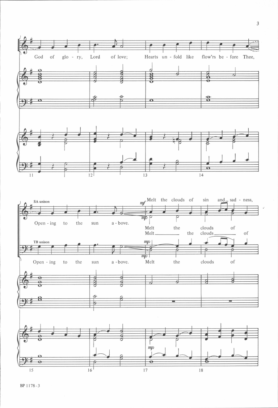 Ode to Joy Ode to Joy 4-Part scores gallery preview page 3