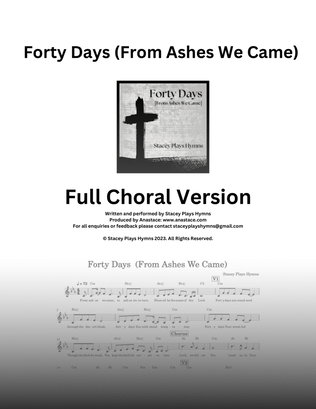 Forty Days (From Ashes We Came) - Full Choral Version