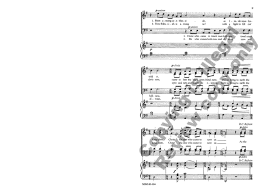 Four Liturgical Songs 4-Part scores gallery preview page 8