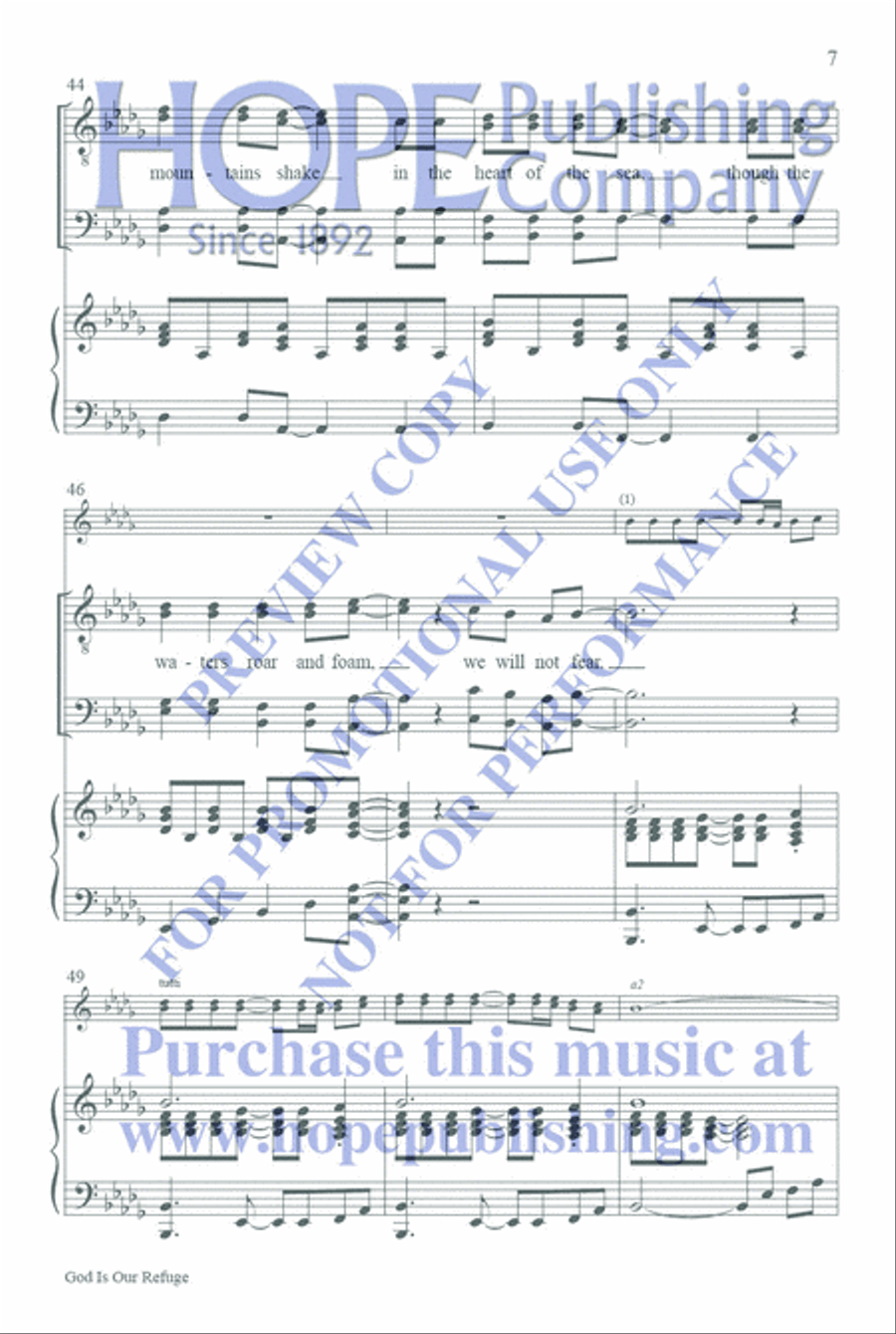 God Is Our Refuge God Is Our Refuge TTBB scores gallery preview page 8