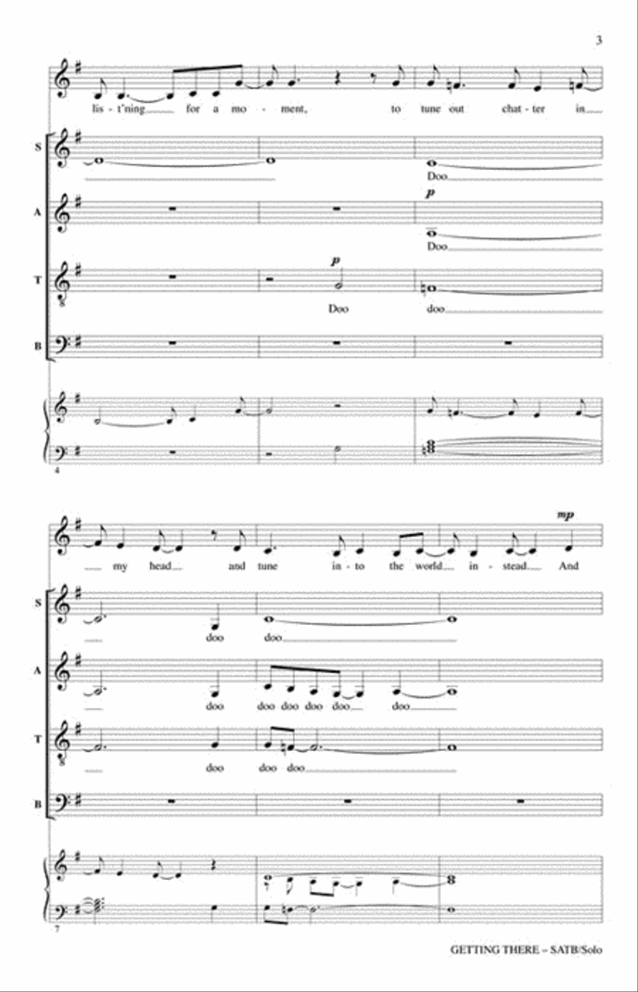 Getting There 4-Part scores gallery preview page 3