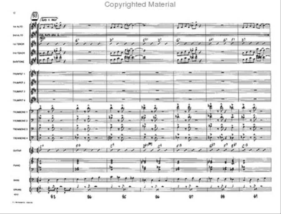 Sax-O-Rama Jazz Ensemble scores gallery preview page 12