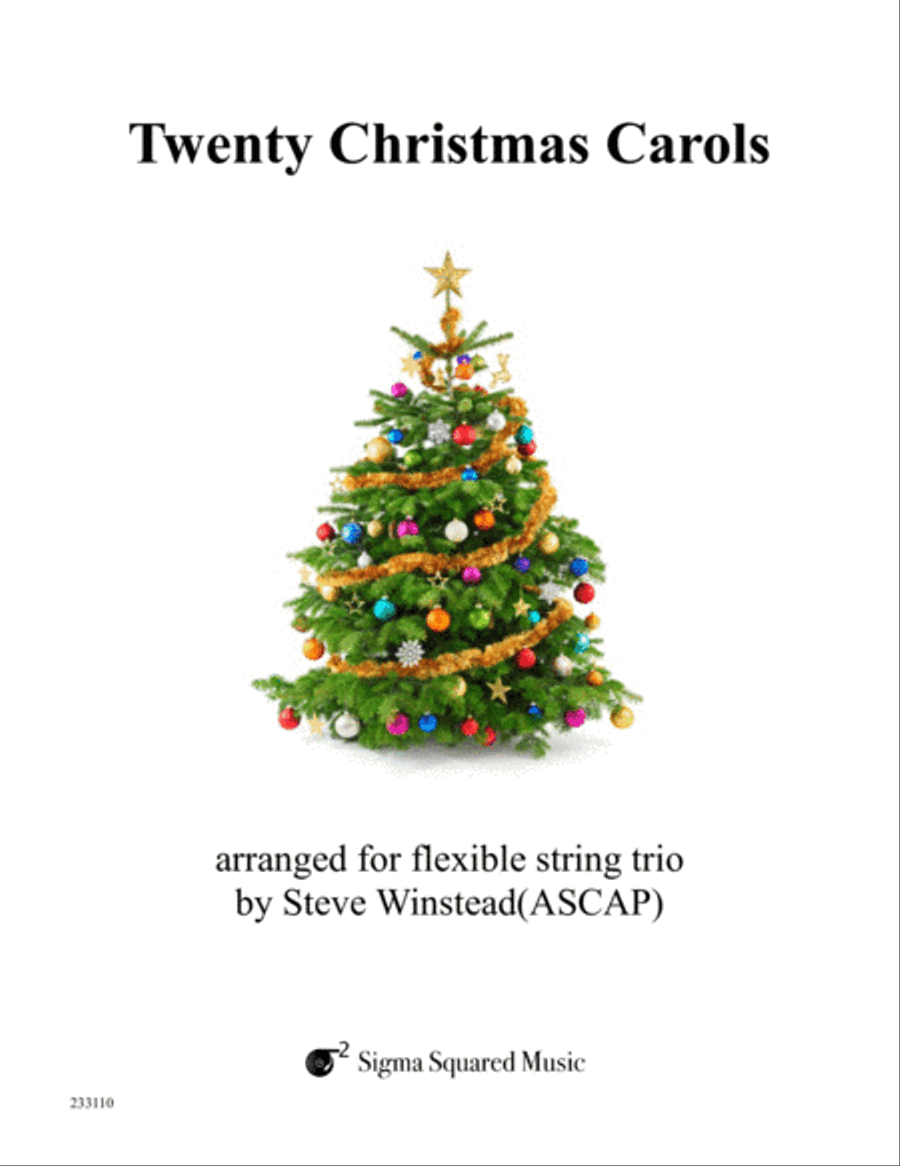 Twenty Christmas Carols for String Trio String Trio scores gallery preview page 1