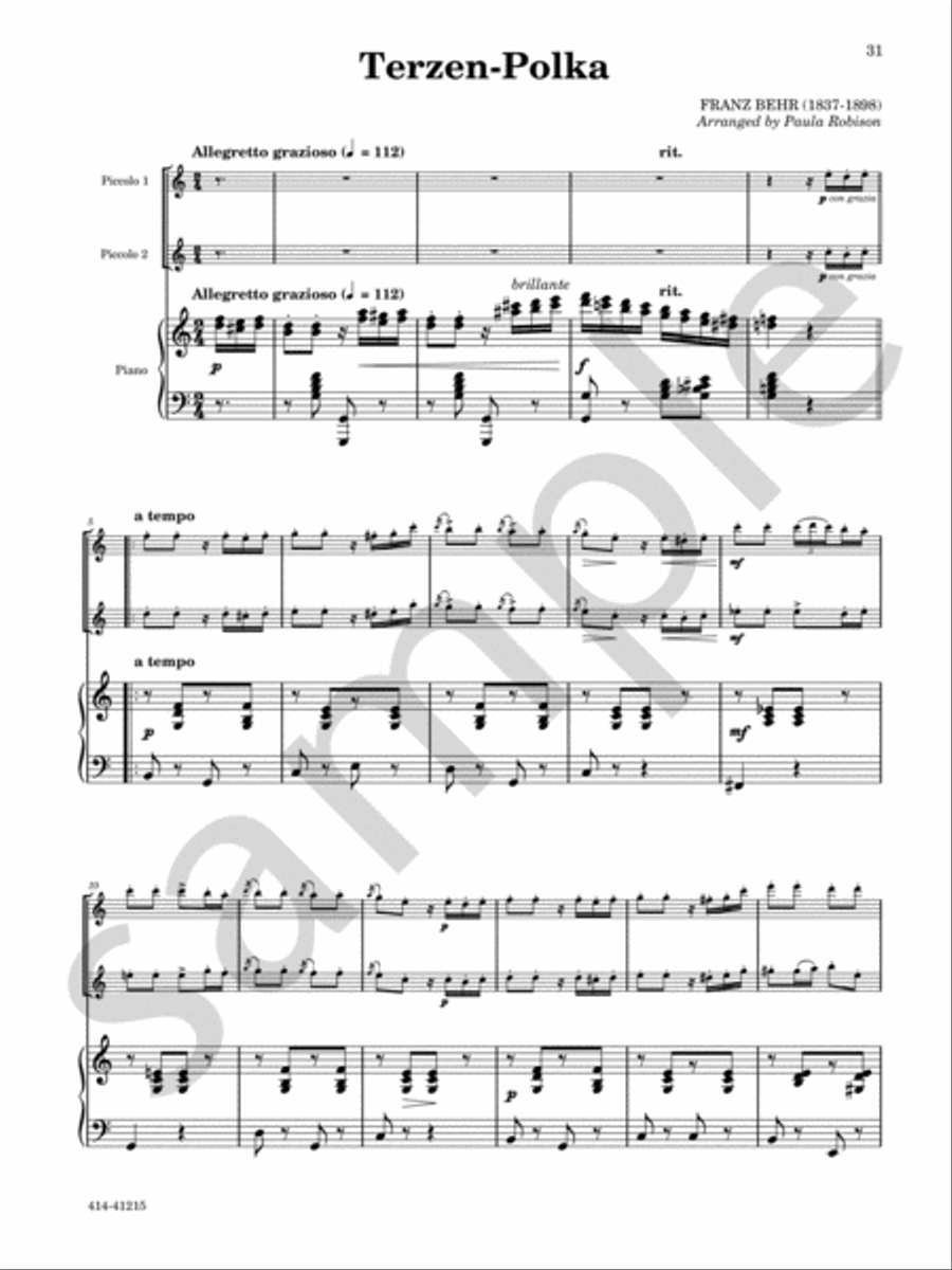 Sparklers Sparklers Chamber Music scores gallery preview page 11