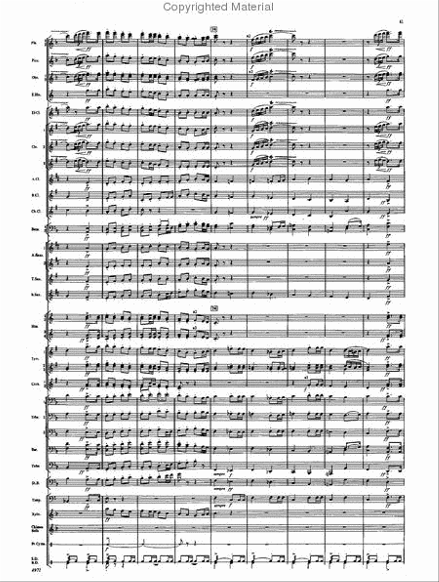 Fourth Suite for Band Concert Band scores gallery preview page 39