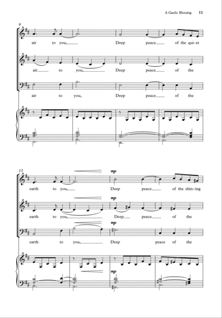 John Rutter Anthems for SA Men SA scores gallery preview page 9