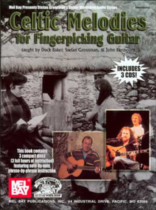 Book cover for Celtic Melodies for Fingerpicking Guitar