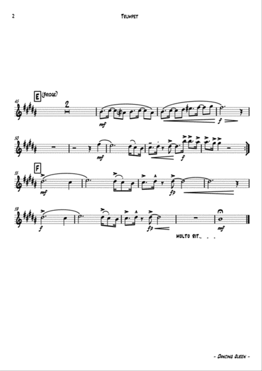 Dancing Queen Dancing Queen Jazz Ensemble scores gallery preview page 5