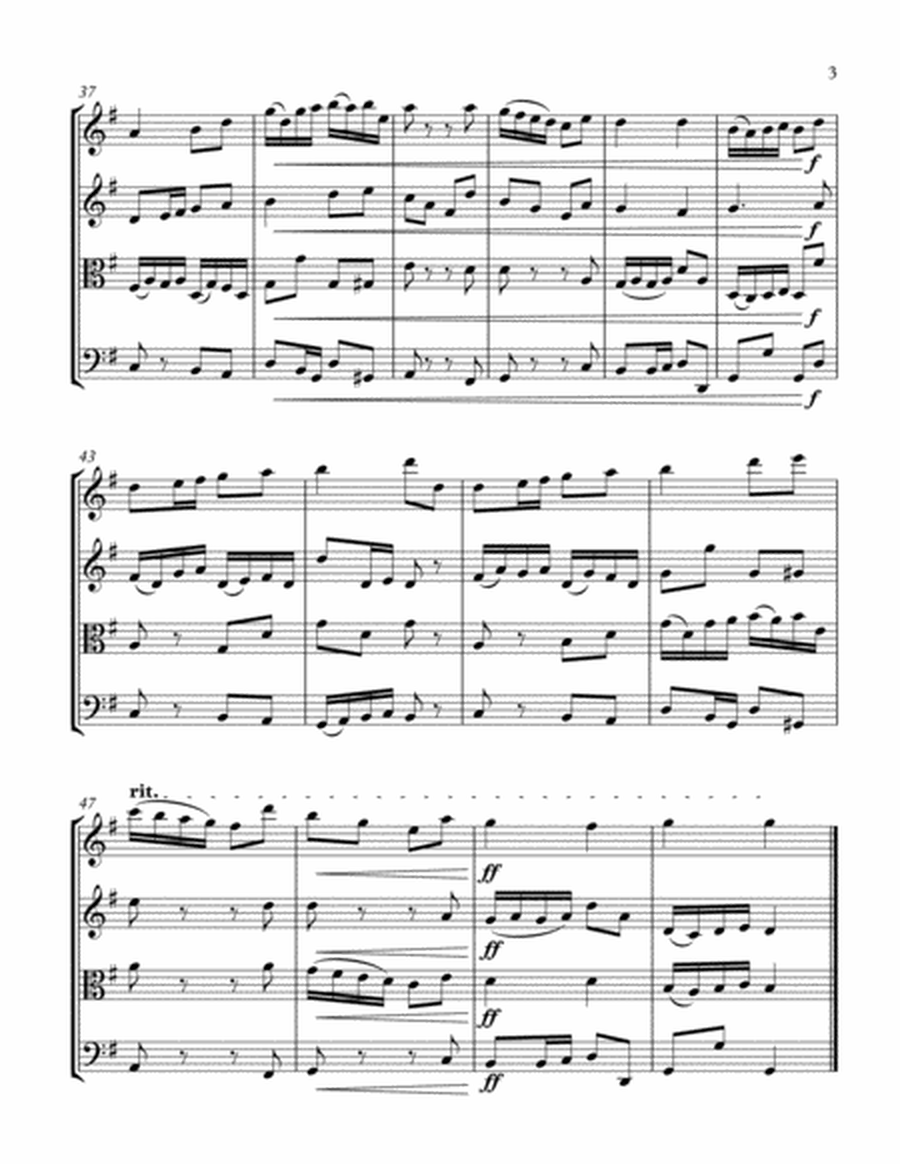 Thanksgiving Day (String Quartet) image number null