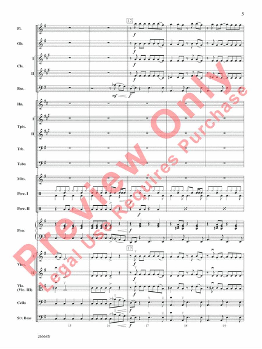 Grease Grease Full Orchestra scores gallery preview page 6