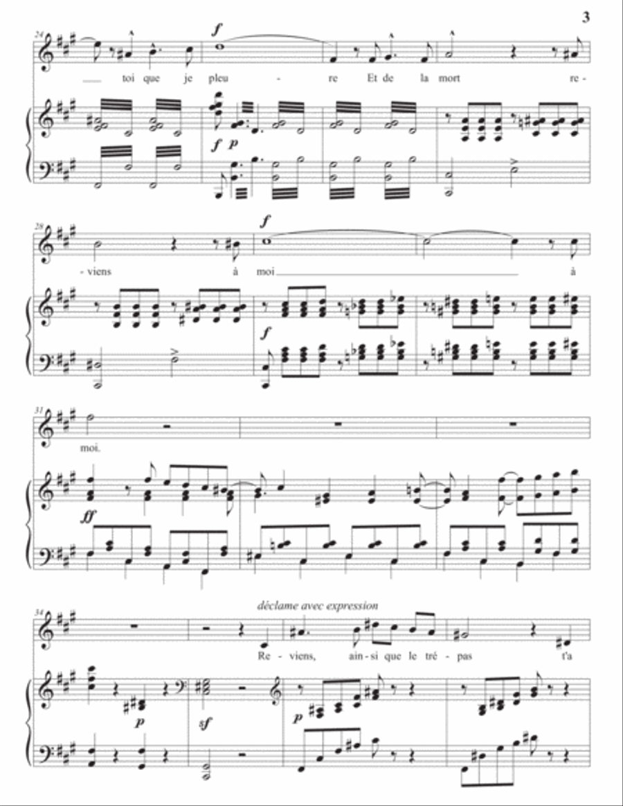 VIARDOT: Évocation (transposed to F-sharp minor) Voice scores gallery preview page 4
