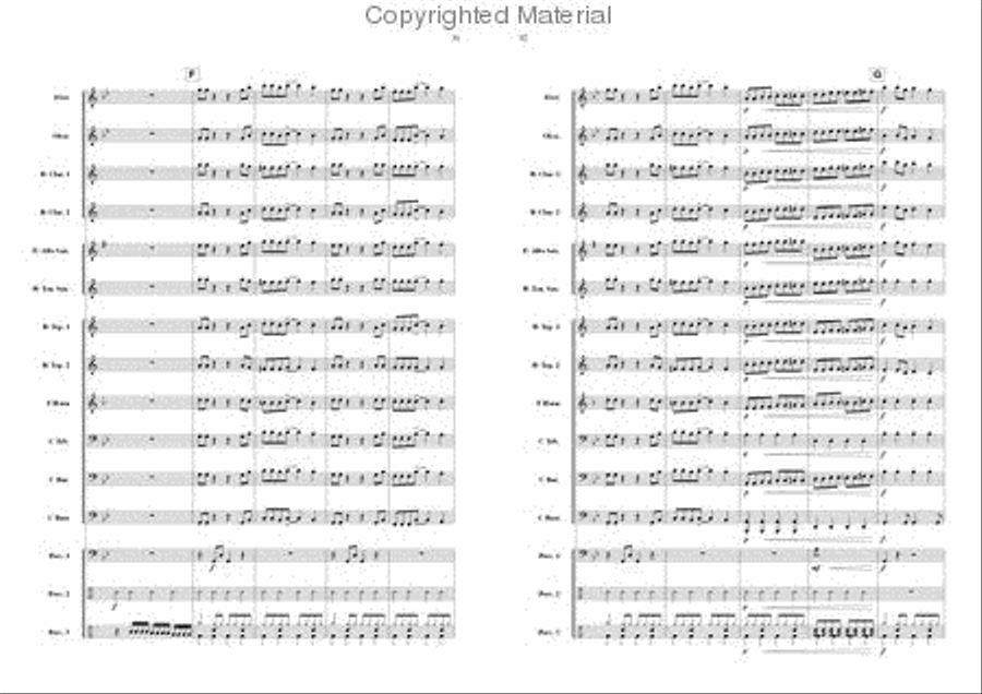 Olympic Dream Concert Band scores gallery preview page 16