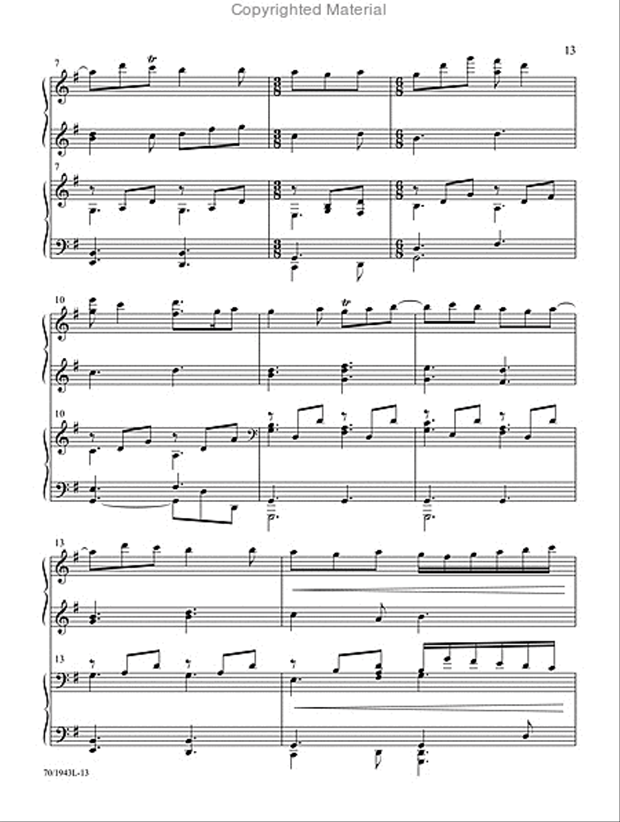 News of Great Joy! News of Great Joy! Piano Duet scores gallery preview page 11