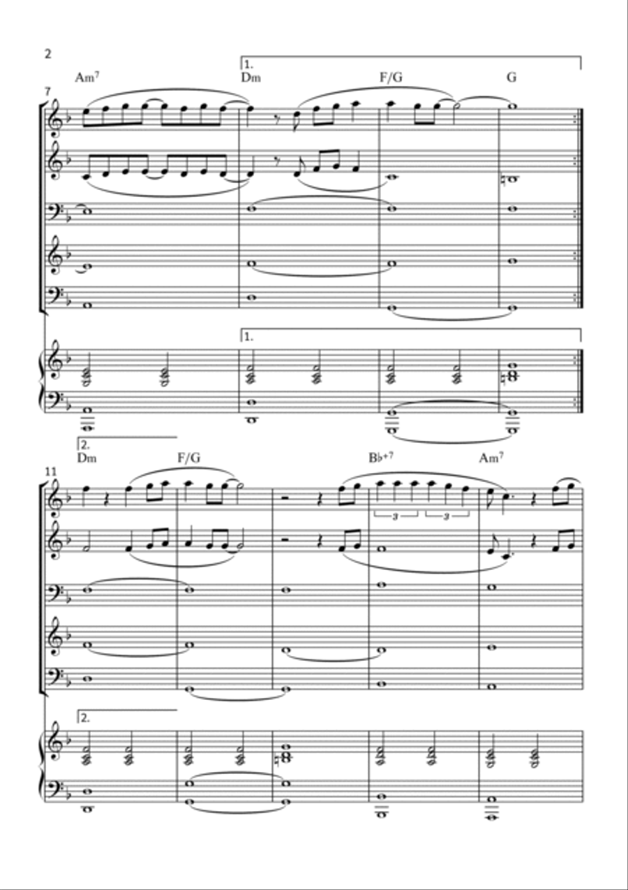 Part Of Your World (reprise) Horn scores gallery preview page 2