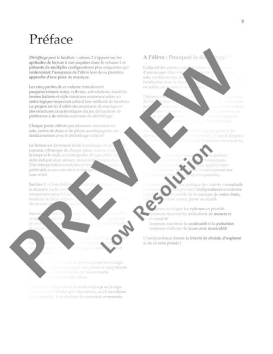 Oboe Sight-Reading 2 Oboe Solo scores gallery preview page 6