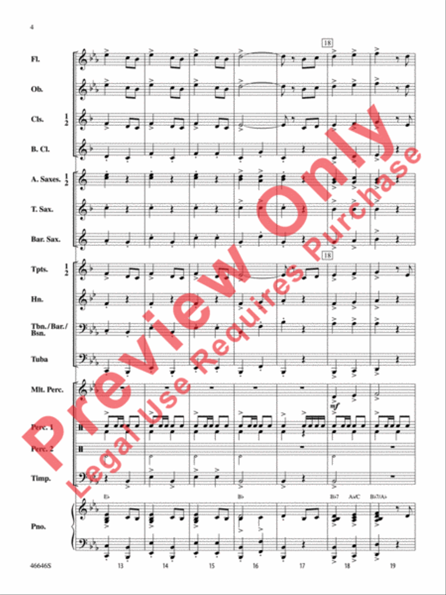 American Pride American Pride Concert Band scores gallery preview page 5