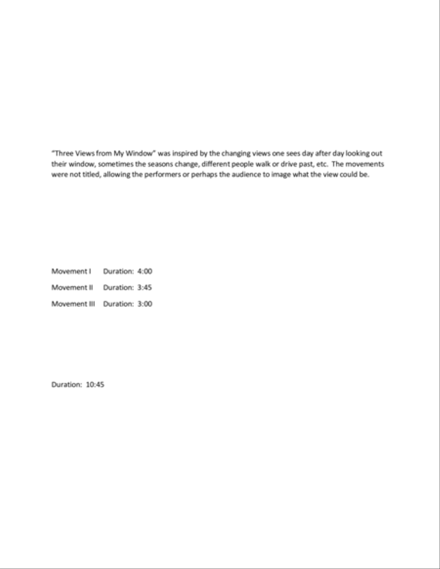 Three Views from My Window String Duet scores gallery preview page 2