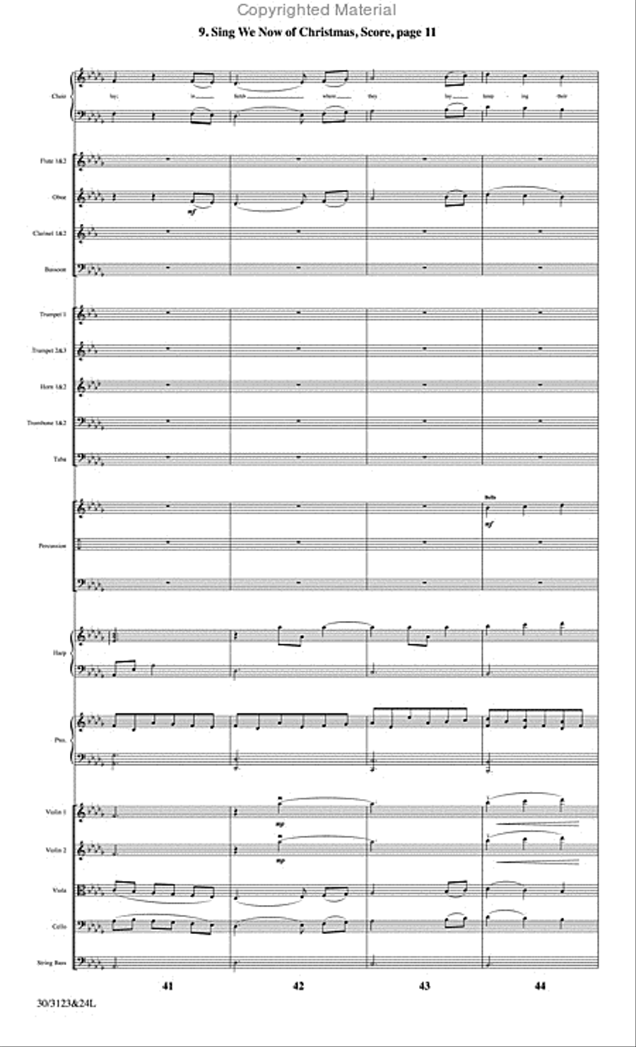 The Christmas Story - Set of Parts Choir scores gallery preview page 90