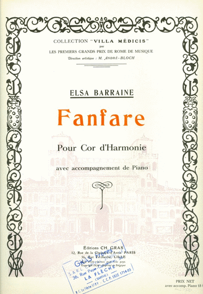 Fanfare (horn & Piano)