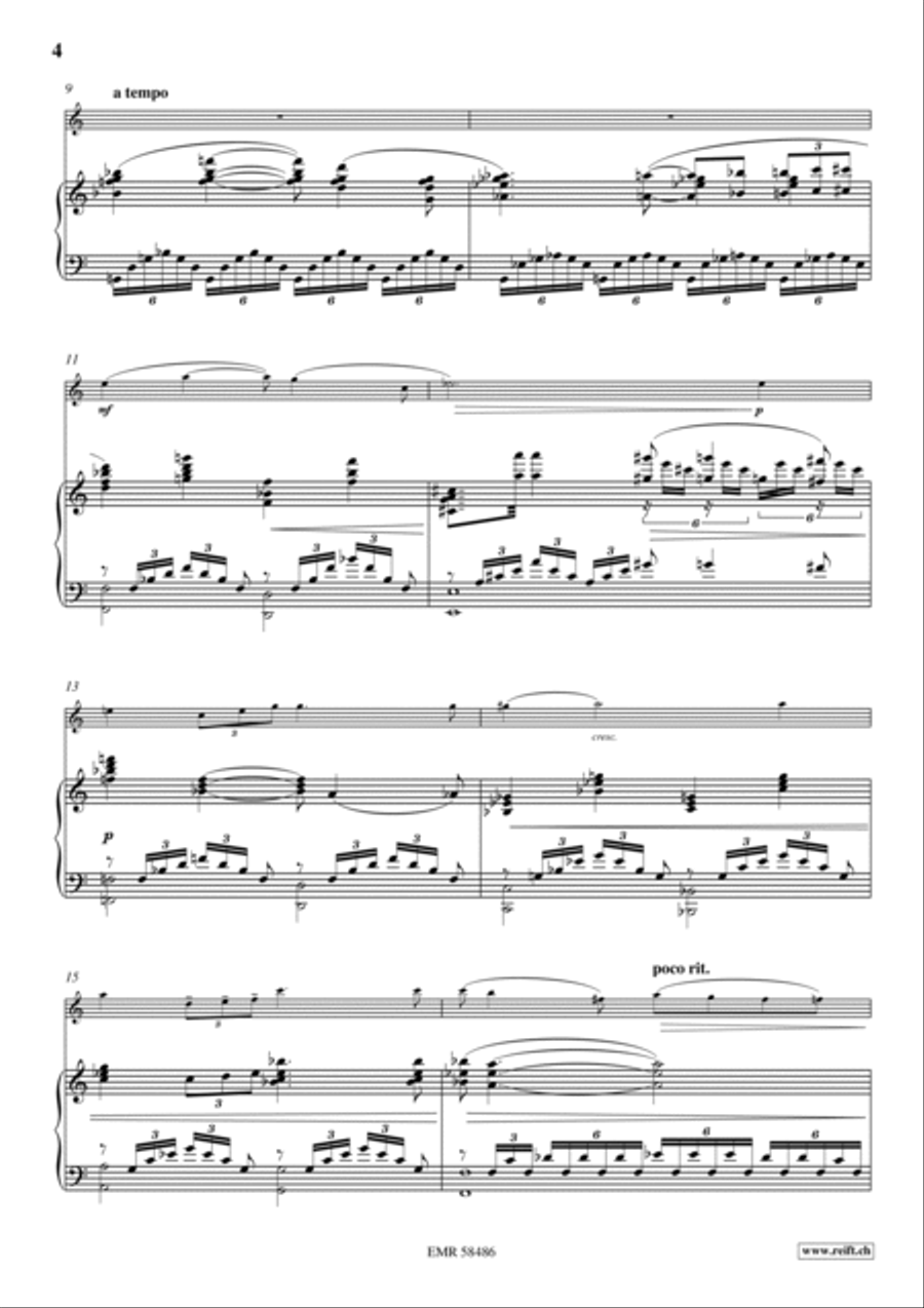Poeme No. 2 Soprano Saxophone scores gallery preview page 5