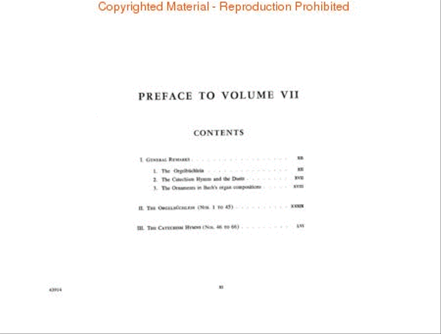 Volume 7: The Orgelbüchlein & The Catechism Hymns Organ scores gallery preview page 2