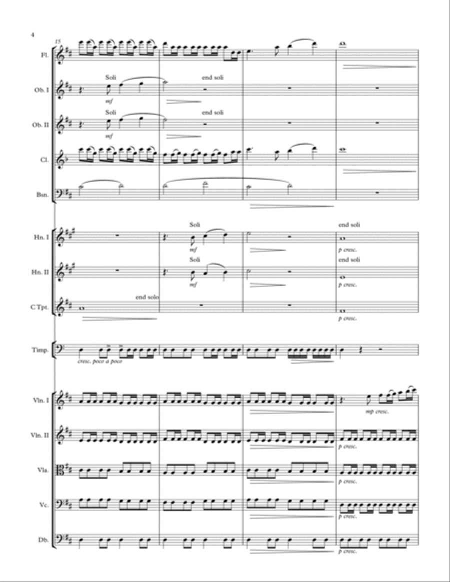 Waves of Feeling Full Orchestra scores gallery preview page 4