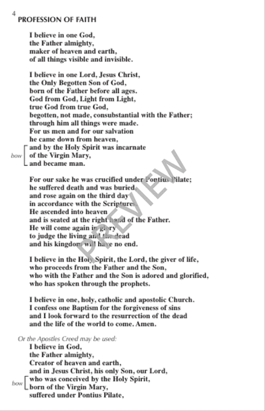 Mass of Creation - Assembly edition Unison Choir scores gallery preview page 5