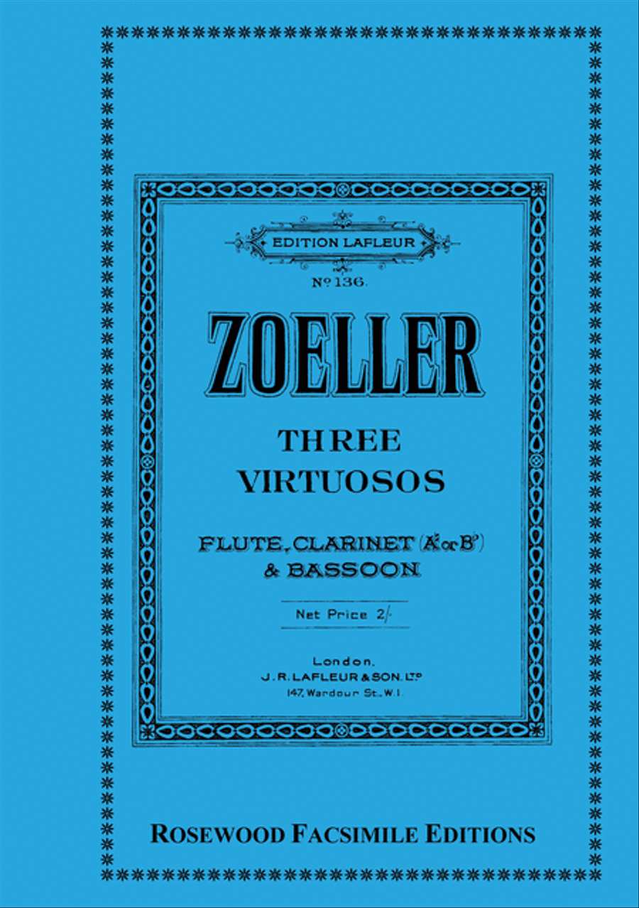 Three Virtuosos Bassoon scores gallery preview page 1