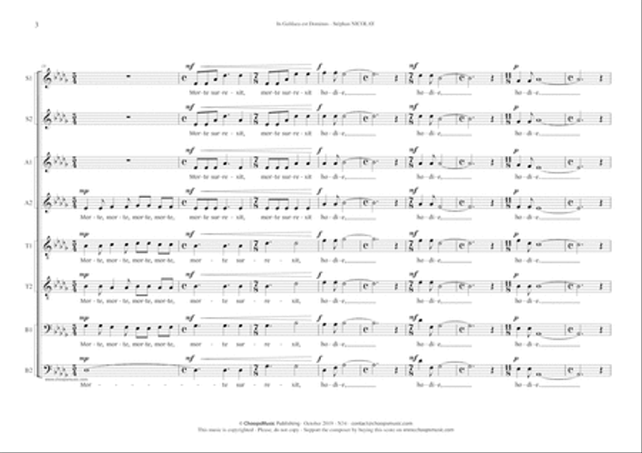 In Galilaea est Dominus In Galilaea est Dominus Divisi scores gallery preview page 4