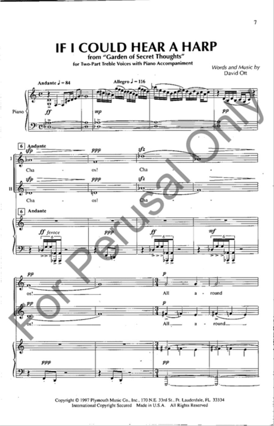 Garden of Secret Thoughts, Set 1 SA scores gallery preview page 6