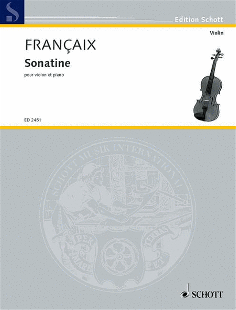 Sonatine Violin Solo scores gallery preview page 1