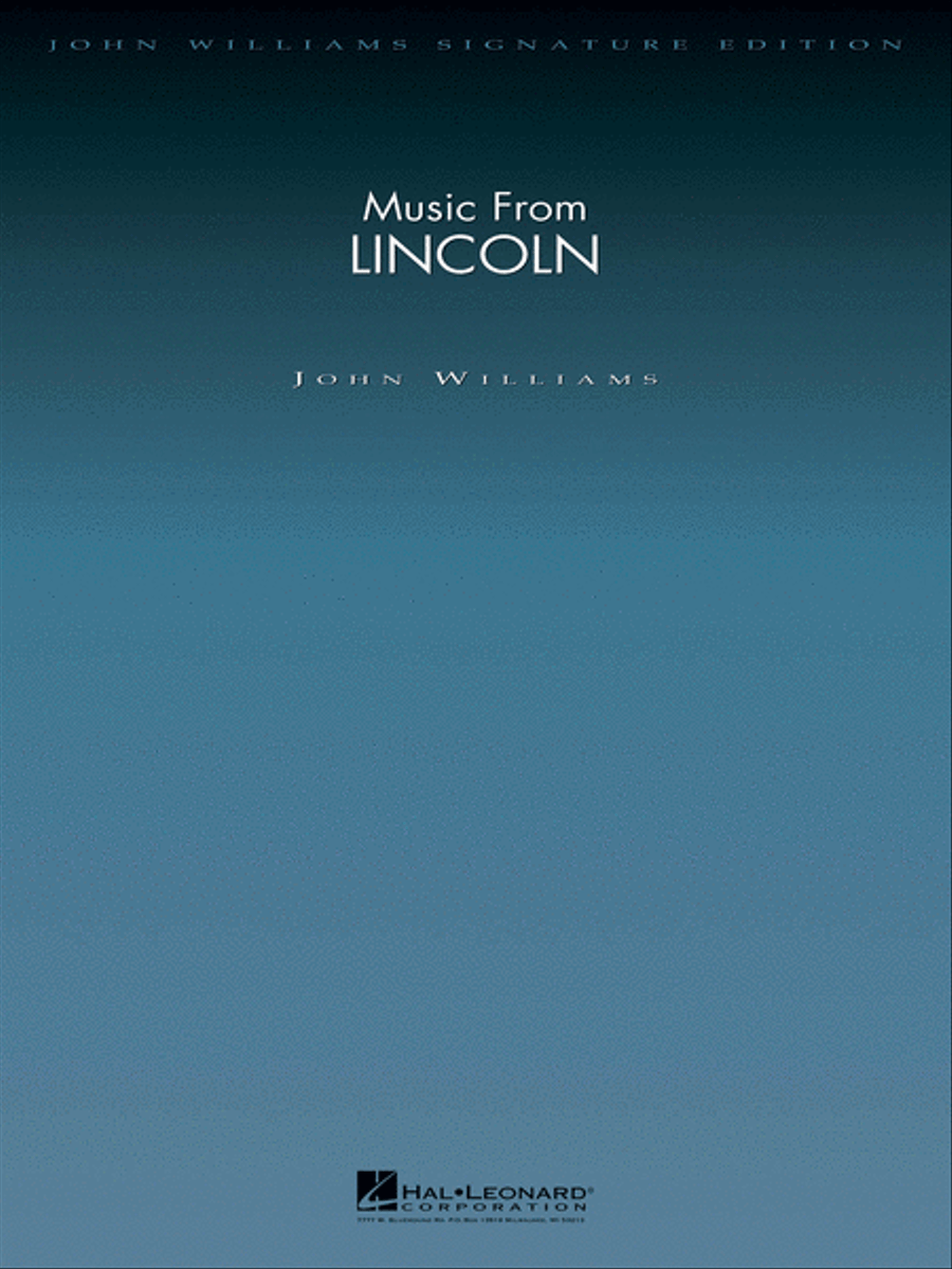 Music from Lincoln Full Orchestra scores gallery preview page 1