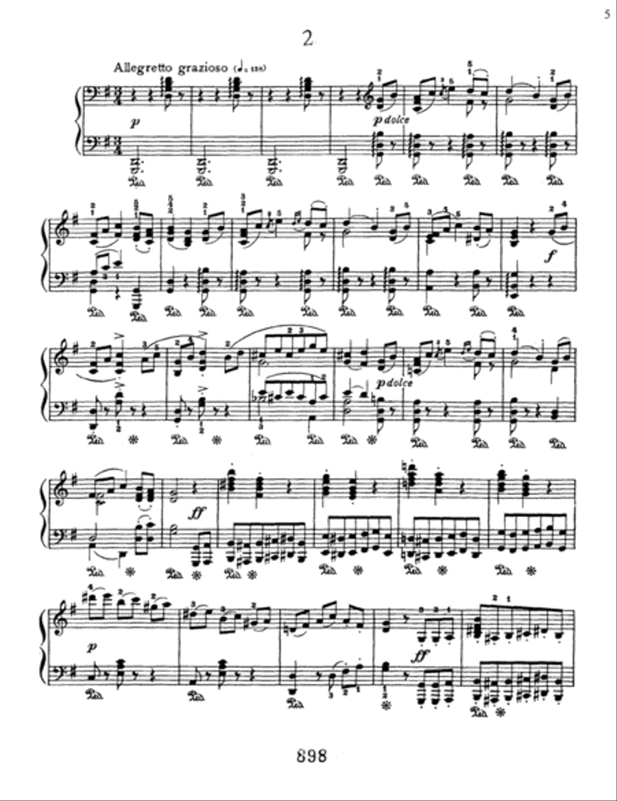 German Dances (3) Piano Solo scores gallery preview page 5