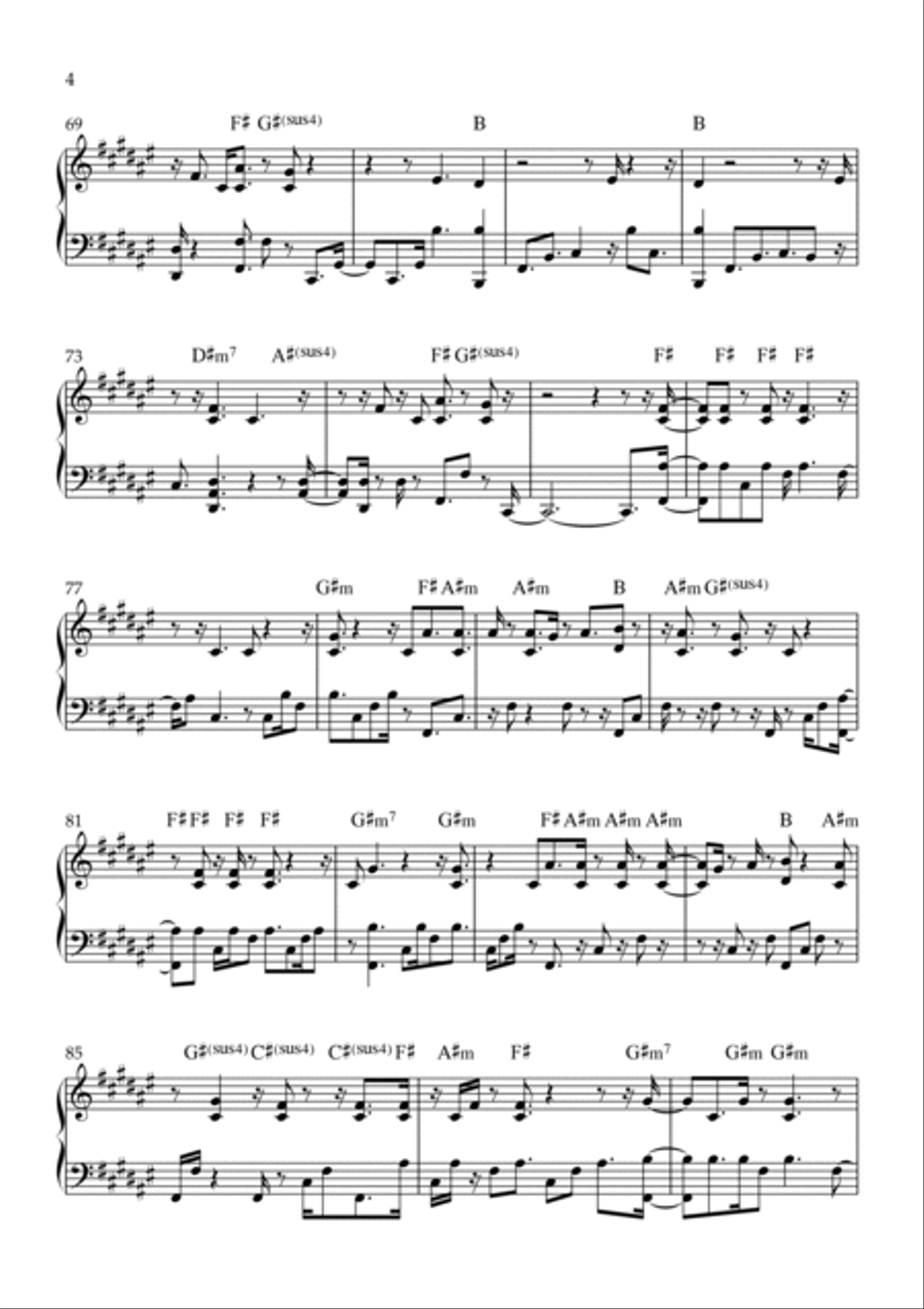 Forever Yhwh Forever Yhwh Piano Solo scores gallery preview page 4