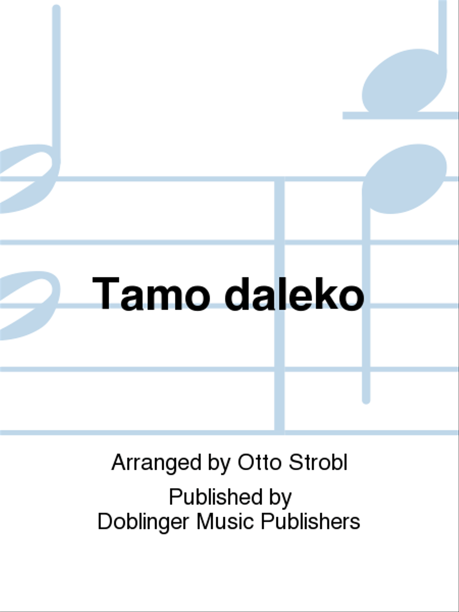 Tamo daleko 4-Part scores gallery preview page 1