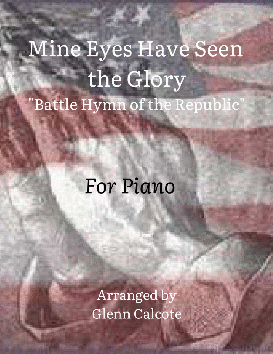 Mine Eyes Have Seen the Glory (Battle Hymn of the Republic) Piano Solo scores gallery preview page 1