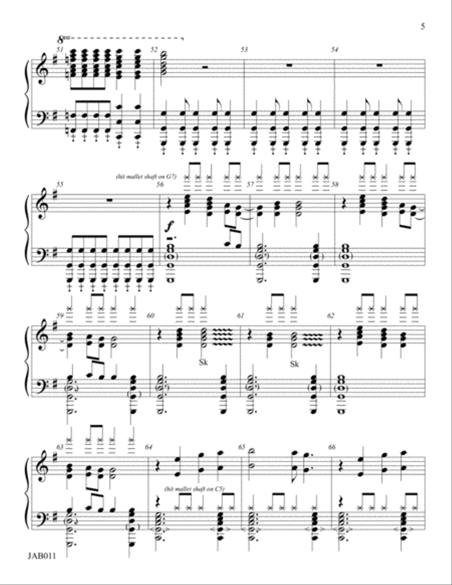 Footloose Footloose Handbell Choir scores gallery preview page 5